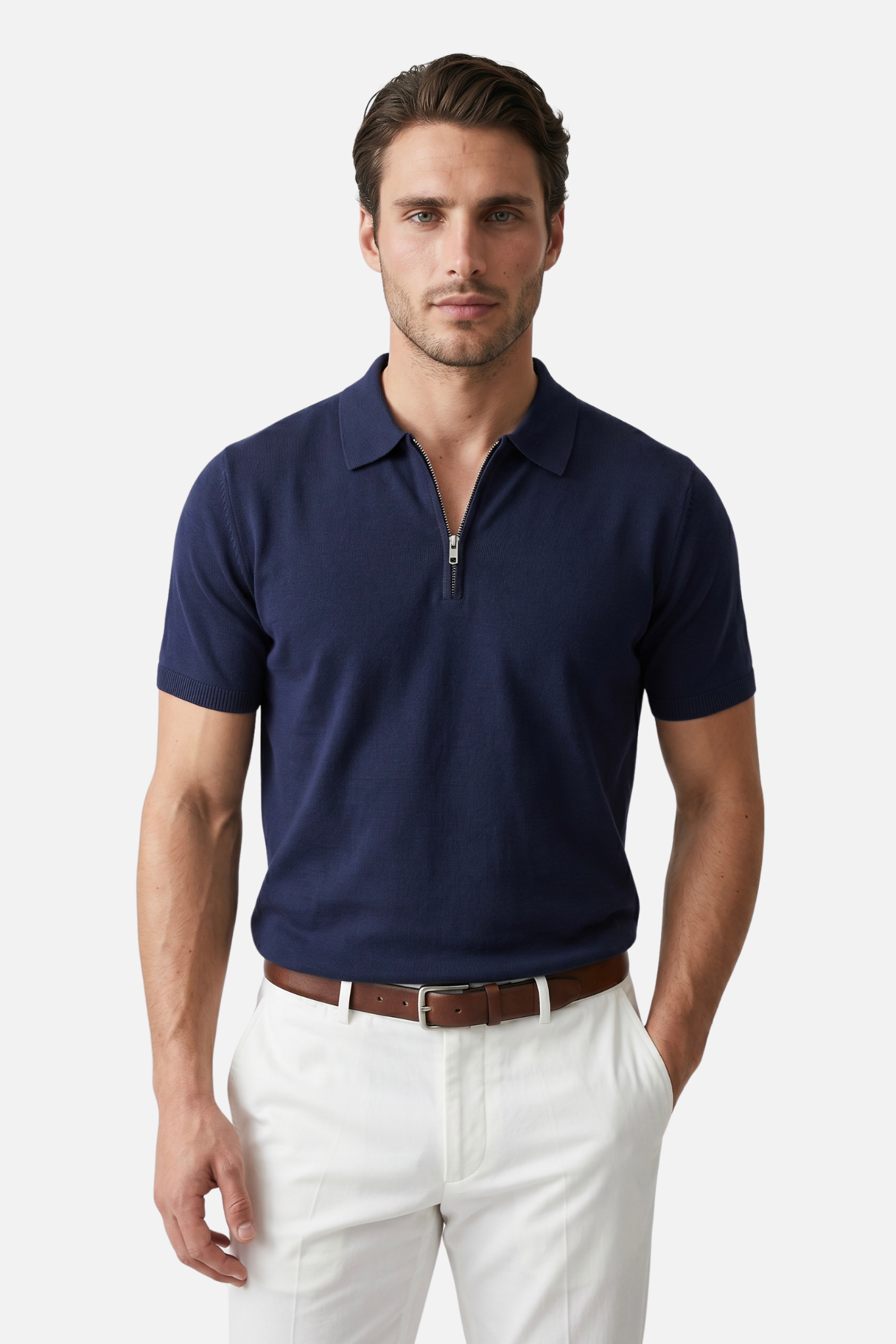 Polo Zip Monaco
